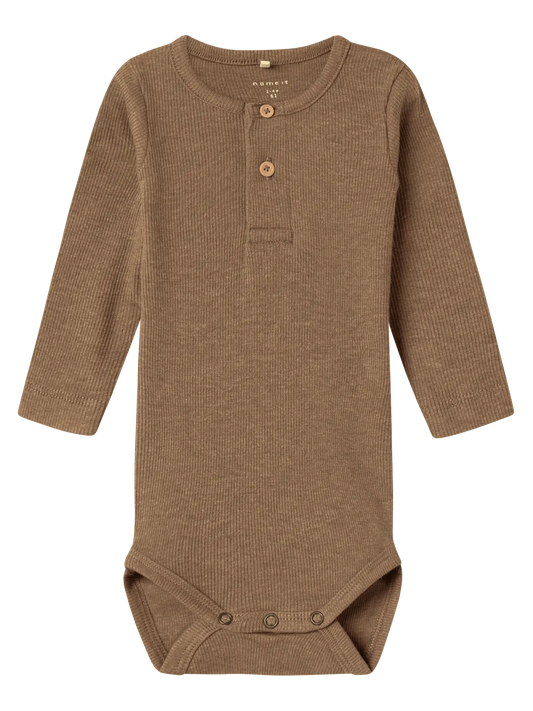 Name it Body Langarm basic gerippt