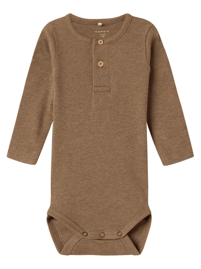 Name it Body Langarm Basic gerippt