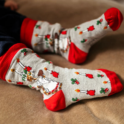 Geggamoja Socken Weihnachten 2er-Pack Pettersson und Findus