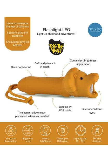 Rabbit & Friends Taschenlampe Lion LEO