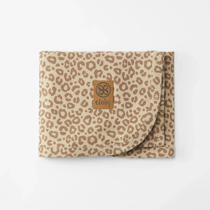 Cloby UV-Schutz-Decke 50+ Leopard Brown