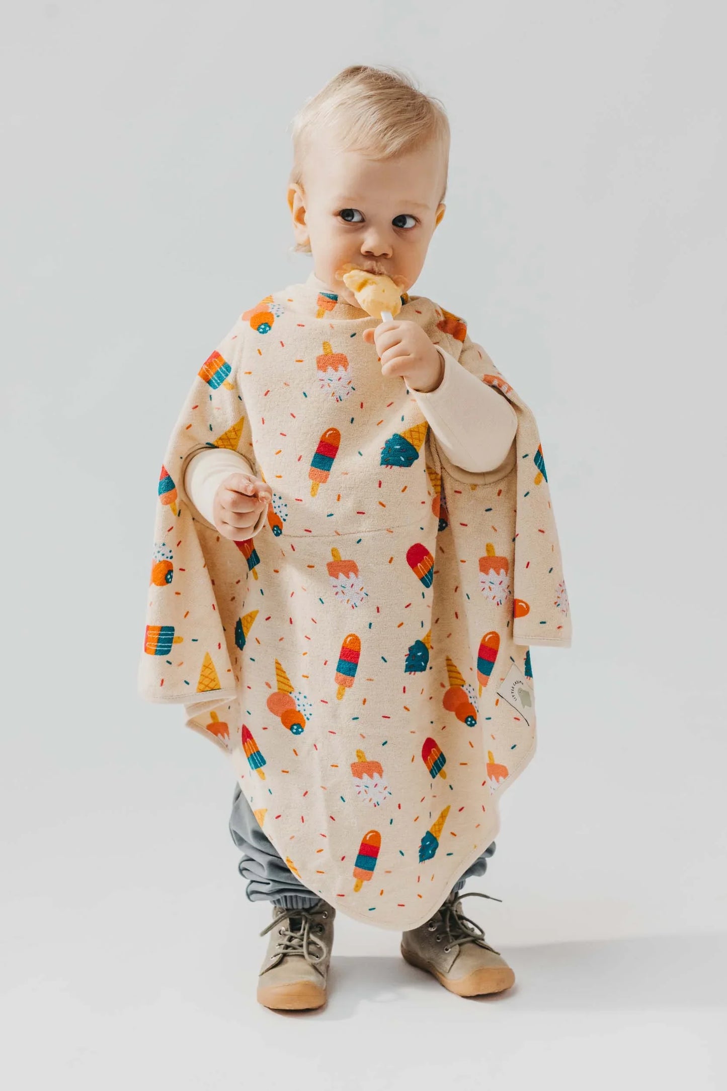 Little Casimir Lätzchen 'Boo' Ice Cream Waterproof