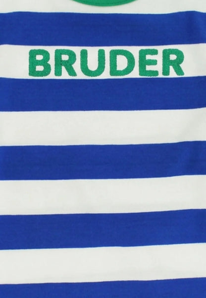 Toby Tiger Langarmshirt 'Bruder' gestreift GOTS
