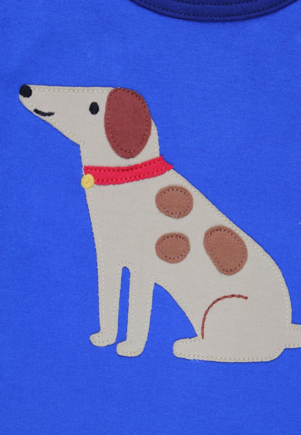 Toby Tiger Langarmshirt mit Hunde-Applikation GOTS
