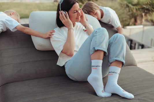 My Day My Dream Socken Maybe Later Mom