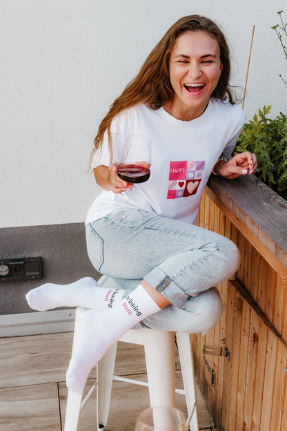My Day My Dream Socken Drinking Mom
