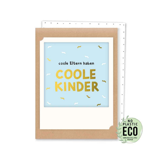 Pickmotion Klappkarte  'Coole Eltern haben coole Kinder'