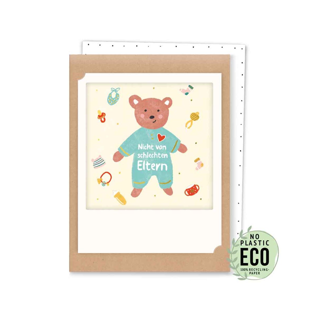 Pickmotion Klappkarte  'Nicht von schlechten Eltern'