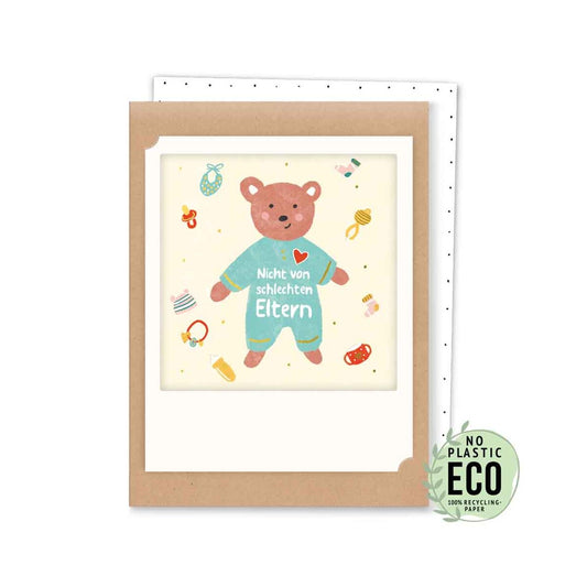 Pickmotion Klappkarte  'Nicht von schlechten Eltern'