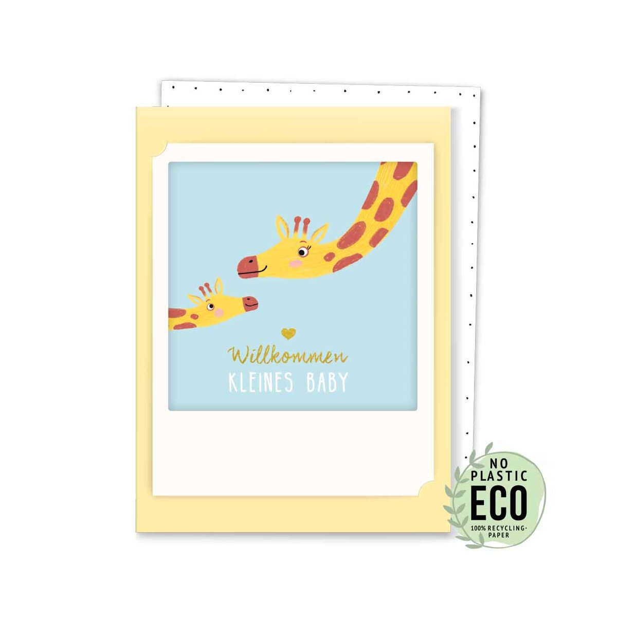 Pickmotion Klappkarte  'Willkommen kleines Baby'