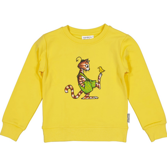 Geggamoja Sweatshirt Pettersson und Findus Gelb