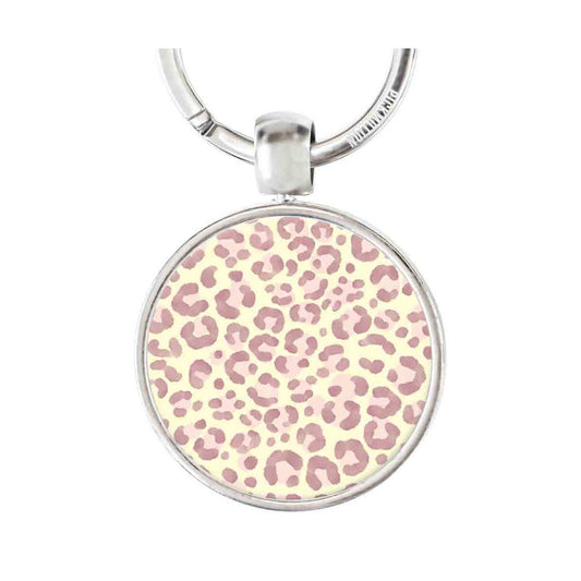 Pickmotion Schlüsselanhänger 'purple leopard print'