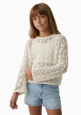 Blue Effect Lochstrick-Pullover