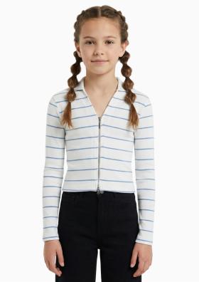 Blue Effect Polojacke gestreift