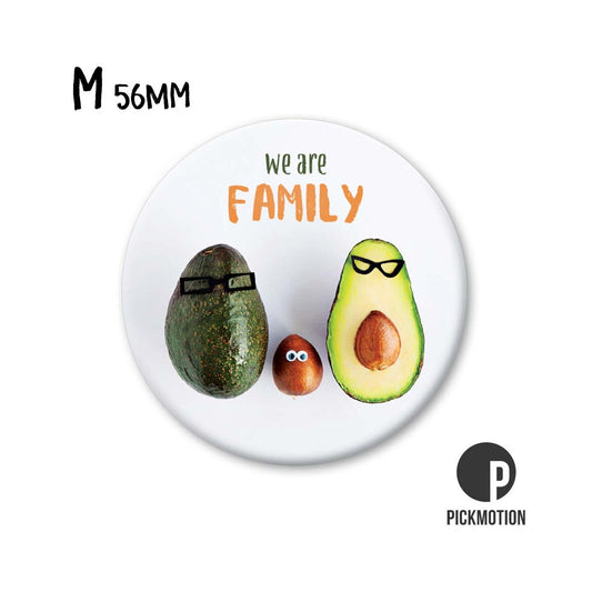 Pickmotion Magnet M 'We are family avocado'